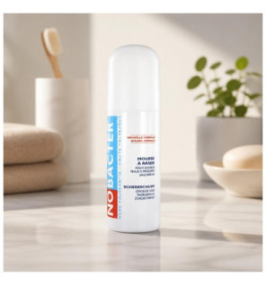 Nobacter – Mousse à raser haute tolérance, 150 ml