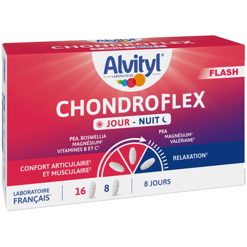 Alvityl – Chondroflex Jour et Nuit, 24 comprimés Alvityl – Chondroflex Jour et Nuit, 24 comprimés