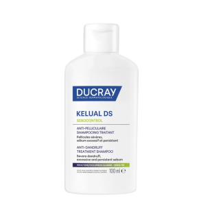 Ducray – Kelual DS Sebocontrol shampooing traitant anti-pelliculaire, 100 ml