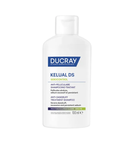 Ducray – Kelual DS Sebocontrol shampooing traitant anti-pelliculaire, 100 ml