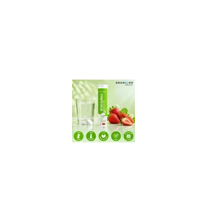 Granions – Détox globale hydratation goût fraise, 20 comprimés effervescents