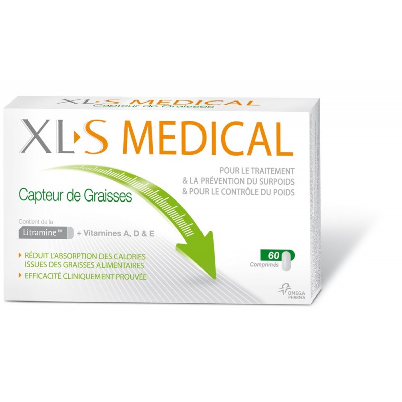 XLS Medical Capteur de Graisses 60 Comprimes