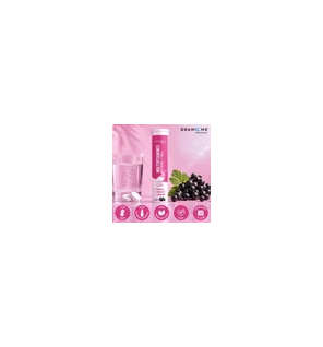 Granions – Multivitamines, vitamine C 1000 mg goût cassis, 17 comprimés effervescents
