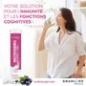 Granions – Multivitamines, vitamine C 1000 mg goût cassis, 17 comprimés effervescents
