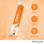 Granions – Vitamine C 1000 mg + Vitamine D3 + Zinc goût fruits rouges, 20 comprimés effervescents
