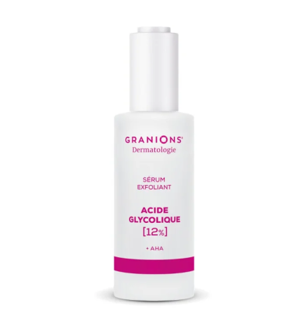 Granions – Sérum exfoliant acide glycolique 12 % + AHA, 30 ml