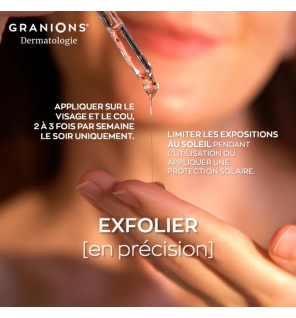 Granions – Sérum exfoliant acide glycolique 12 % + AHA, 30 ml