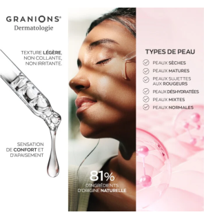 Granions – Sérum exfoliant acide glycolique 12 % + AHA, 30 ml