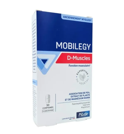 Pileje – Mobilegy D-Muscles, 30 comprimés
