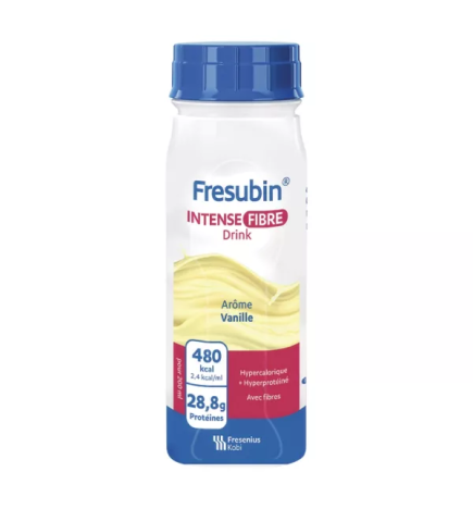 Fresubin - Intense Fibre Drink vanille, 4 x 200 ml