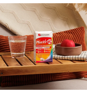 Forté Pharma – MultiVit’4G Énergie effervescent, 30 comprimés