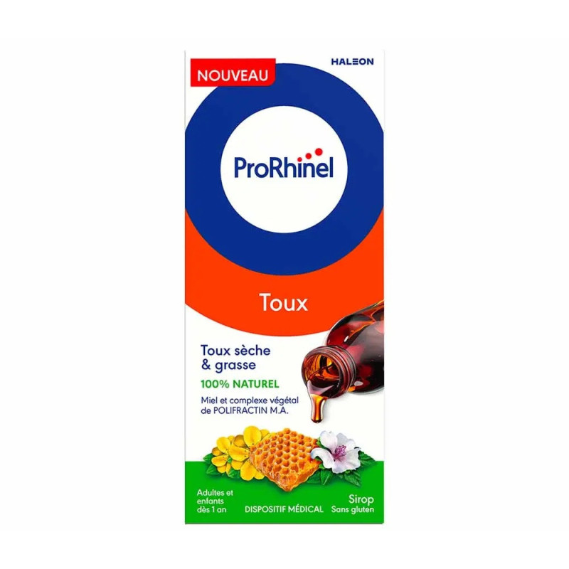 Prorhinel – Sirop toux sèche et grasse, 95 ml Prorhinel – Sirop toux sèche et grasse, 95 ml