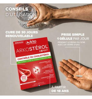Arkopharma – Arkostérol Expert, 30 gélules