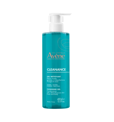 Eau Thermale Avène – Cleanance Gel nettoyant, 400 ml