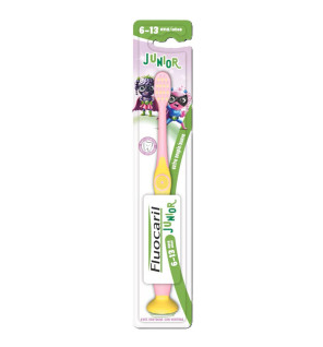 Fluocaril – Brosse à dents Junior extra souple 6–13 ans, 1 unité