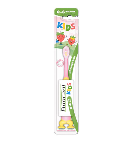 Fluocaril – Brosse à dents Kids extra souple 0–6 ans, 1 unité