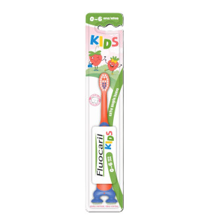 Fluocaril – Brosse à dents Kids extra souple 0–6 ans, 1 unité