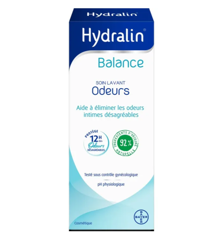 Hydralin – Balance soin lavant intime anti-odeurs, 100 ml