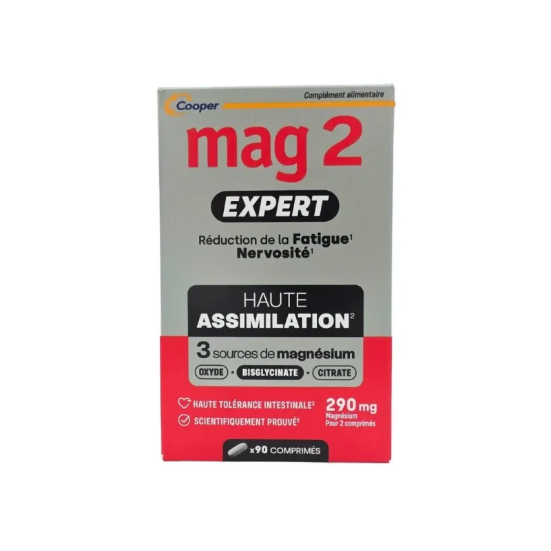 Cooper – Mag2 Expert, 90 comprimés Cooper – Mag2 Expert, 90 comprimés