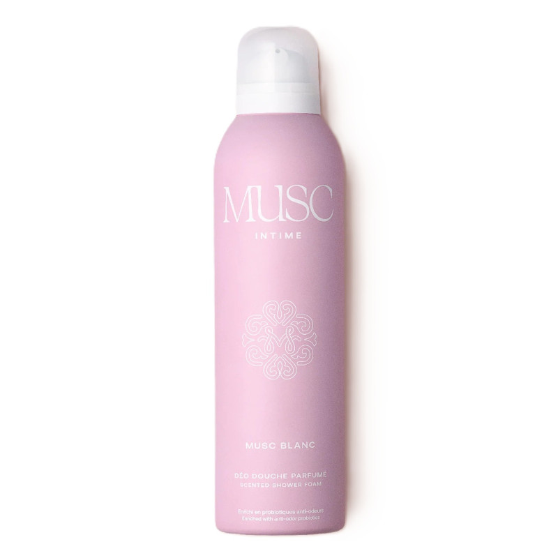 Musc Intime – Déo douche parfumé Musc Blanc 3en1, 200 ml