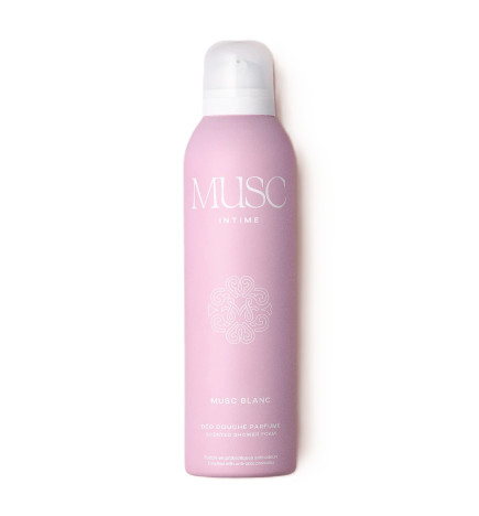 Musc Intime – Déo douche parfumé Musc Blanc 3en1, 200 ml