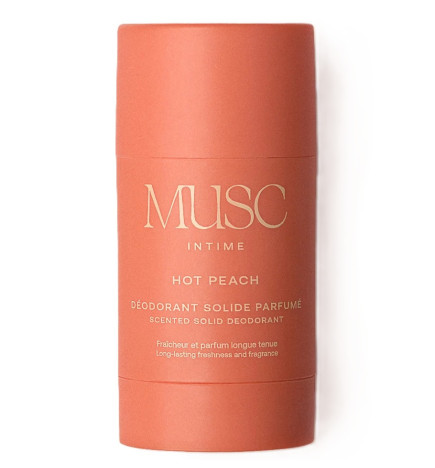 Musc Intime – Déodorant solide parfumé Hot Peach, 50 g