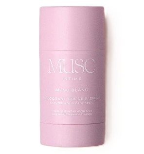 Musc Intime – Déodorant solide parfumé Musc blanc, 50 g