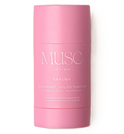 Musc Intime – Déodorant solide parfumé Sakura, 50 g