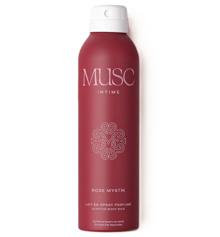 Musc Intime – Lait corps en spray Rose Mystik, 200 ml