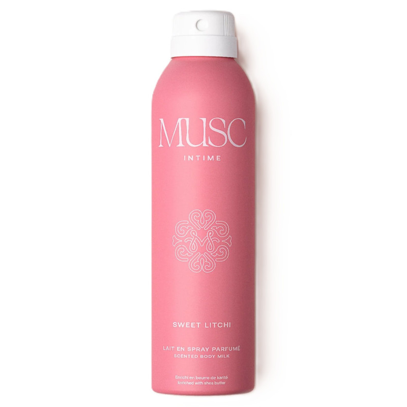 Musc Intime – Lait corps en spray Sweet Litchi, 200 ml Musc Intime – Lait corps en spray Sweet Litchi, 200 ml