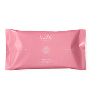 Musc Intime – Lingettes intimes parfumées Sweet Litchi, 30 lingettes