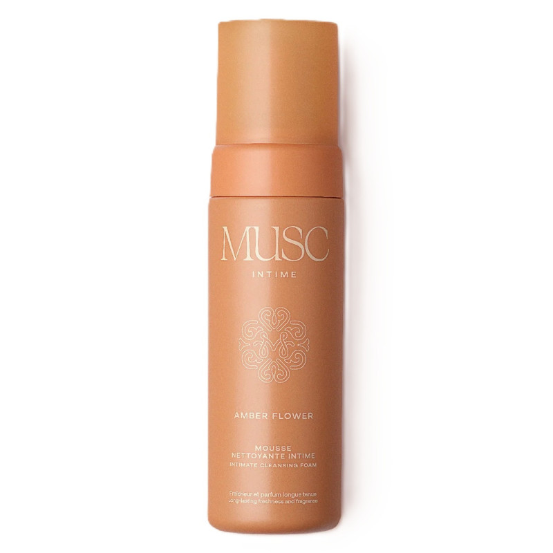 Musc Intime – Mousse nettoyante intime Amber Flower, 150 ml Musc Intime – Mousse nettoyante intime Amber Flower, 150 ml