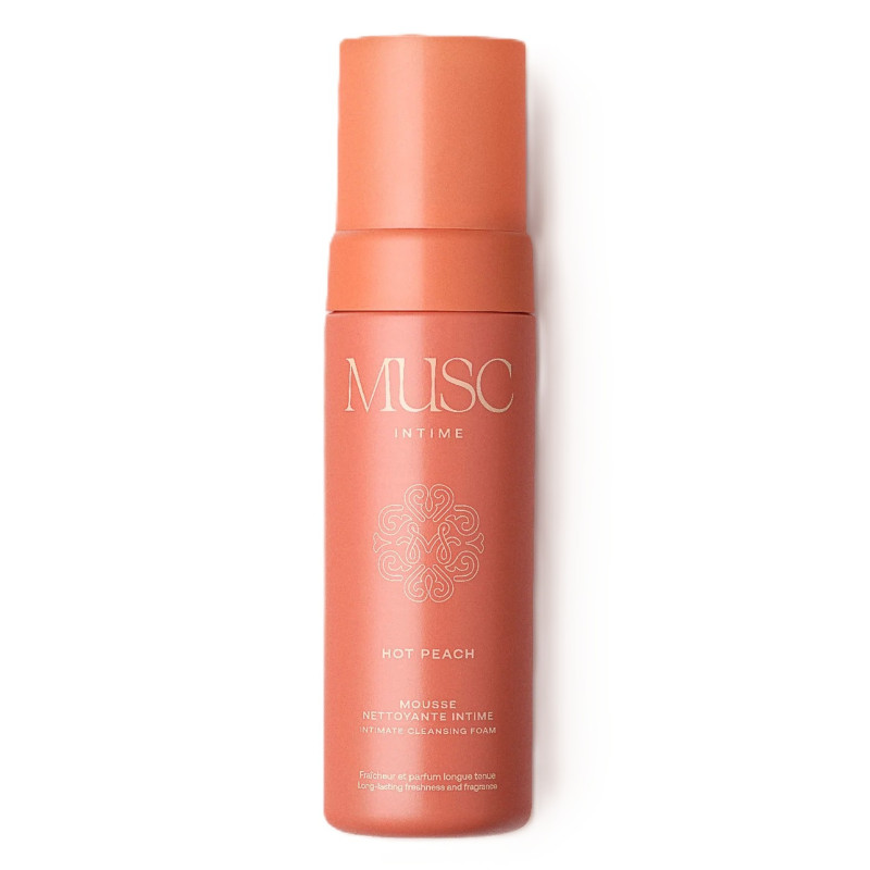 Musc Intime – Mousse nettoyante intime Hot Peach, 150 ml Musc Intime – Mousse nettoyante intime Hot Peach, 150 ml