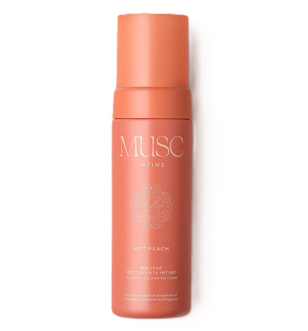 Musc Intime – Mousse nettoyante intime Hot Peach, 150 ml