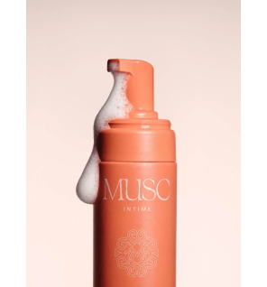 Musc Intime – Mousse nettoyante intime Hot Peach, 150 ml