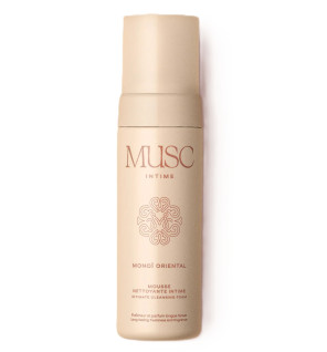 Musc Intime – Mousse nettoyante intime Monoï Oriental, 150 ml
