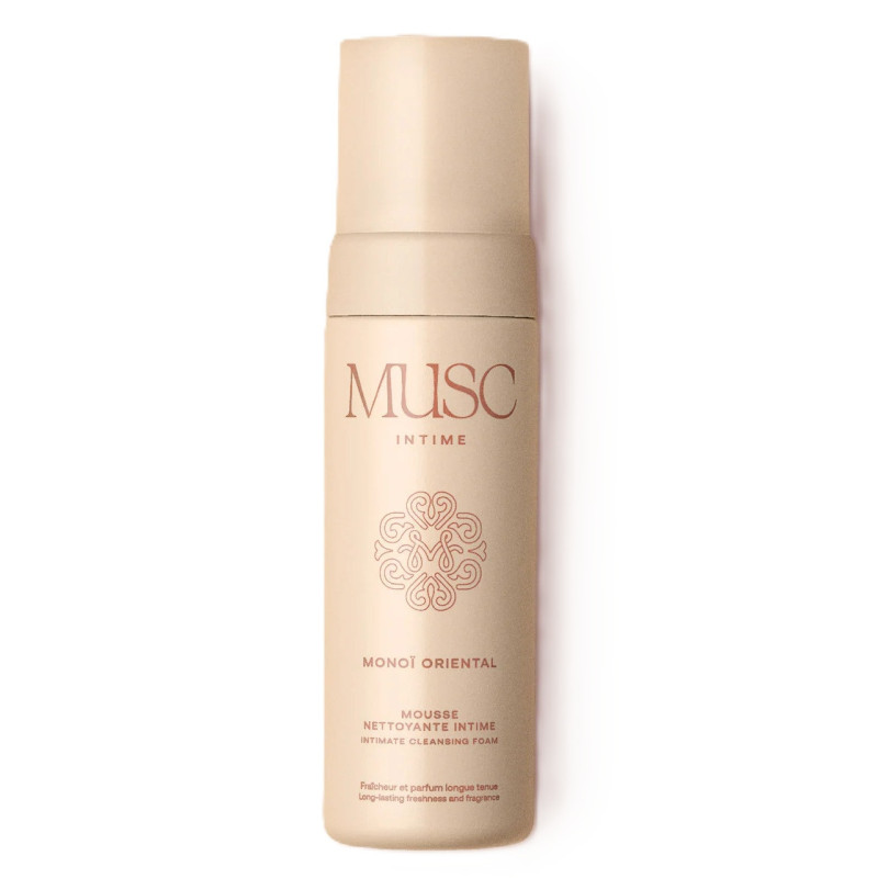 Musc Intime – Mousse nettoyante intime Monoï Oriental, 150 ml Musc Intime – Mousse nettoyante intime Monoï Oriental, 150 ml