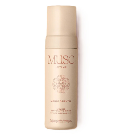 Musc Intime – Mousse nettoyante intime Monoï Oriental, 150 ml