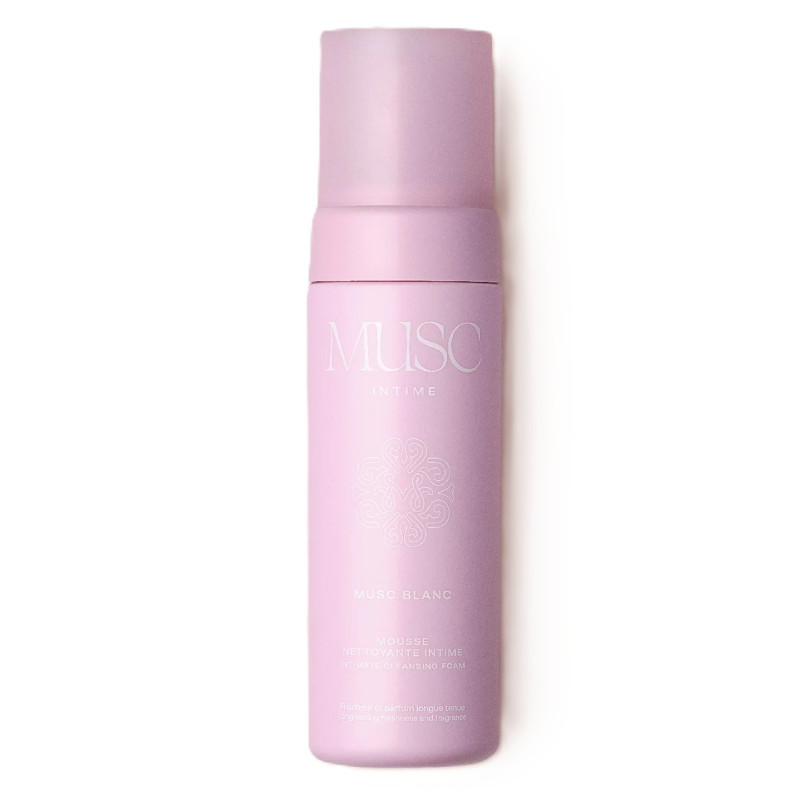 Musc Intime – Mousse nettoyante intime Musc Blanc, 150 ml Musc Intime – Mousse nettoyante intime Musc Blanc, 150 ml