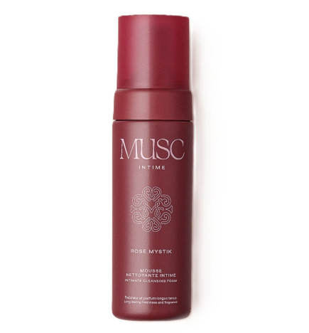 Musc Intime – Mousse nettoyante intime Rose Mystik, 150 ml