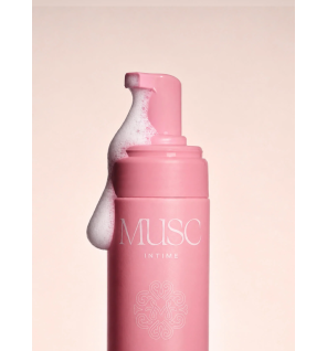 Musc Intime – Mousse nettoyante intime Sweet Litchi, 150 ml