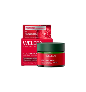 Weleda – Youth Power Crème de Nuit Grenade Bio, 40 ml