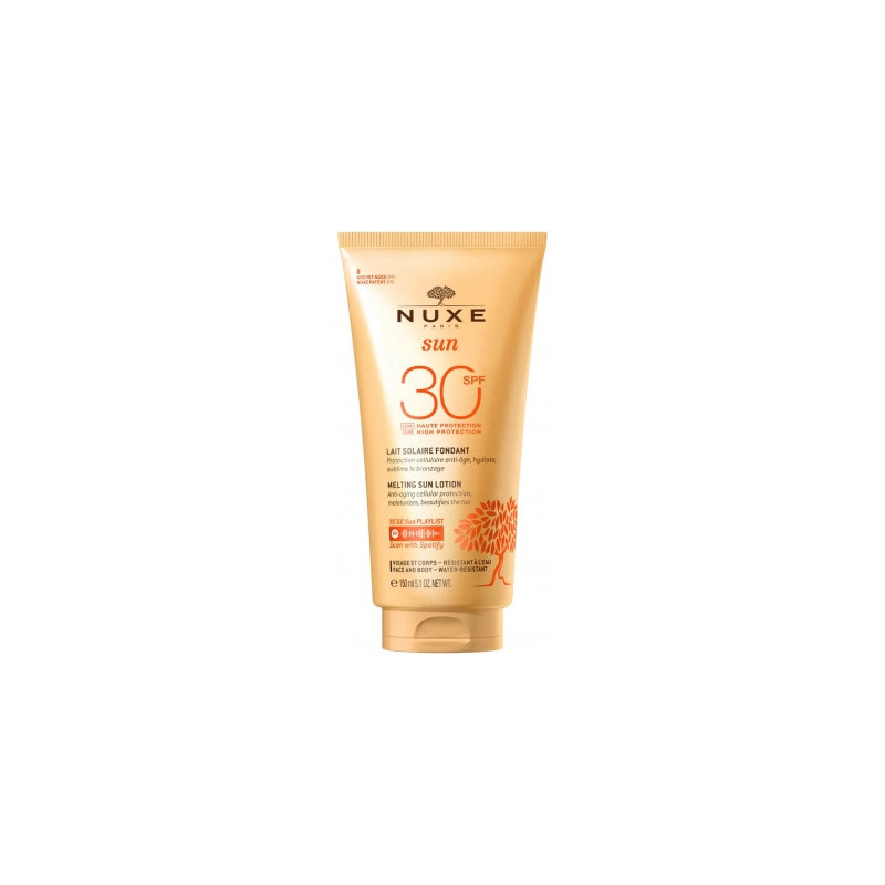 Nuxe – Sun Lait Solaire Fondant Visage et Corps SPF30, 150 ml Nuxe – Sun Lait Solaire Fondant Visage et Corps SPF30, 150 ml