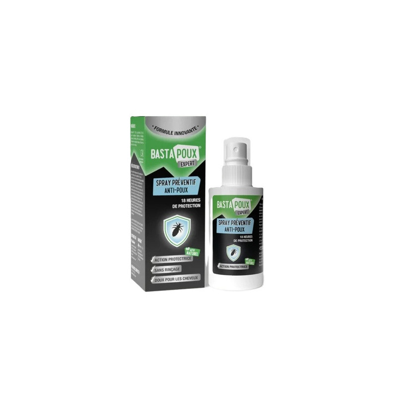 PEDIACT – BastaPoux Expert Spray Préventif, 125 ml