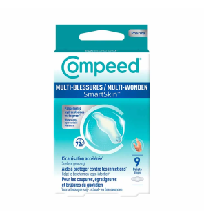 Compeed – Pansements Multi-Blessures SmartSkin Spécial Doigt, x9