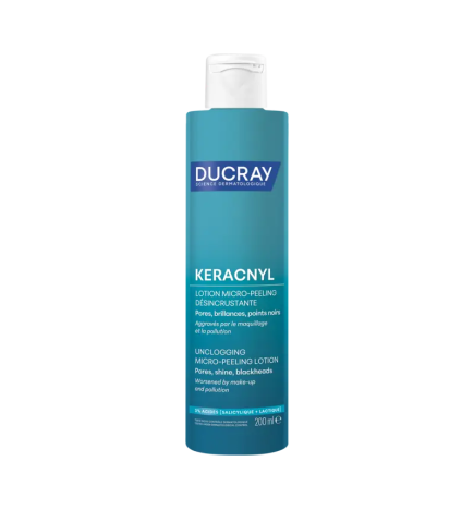 Ducray – Keracnyl Lotion micro-peeling désincrustante, 200 ml