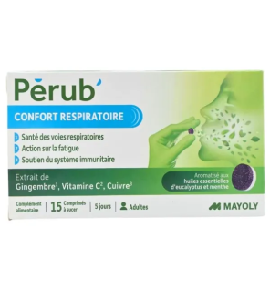 Mayoly – Pérub' Confort Respiratoire, 15 comprimés
