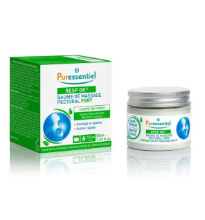 Puressentiel – RESP OK Baume de Massage Pectoral Fort, 50 ml
