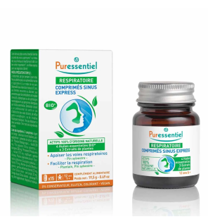 Puressentiel – Sinus Express Respiratoire, 15 comprimés