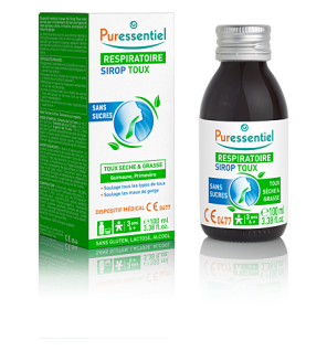 Puressentiel – Sirop Toux Sans Sucres Respiratoire, 100 ml